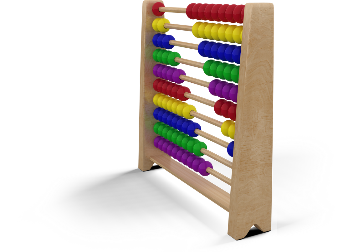 Transparent Wooden Abacus with Colorful Counting Beads for Learning - Download Free Stock Images Pikwizard.com