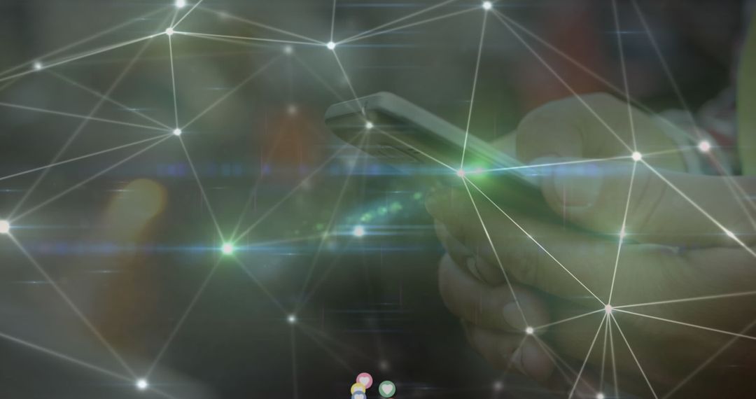 Global Network Connections with Abstract Digital Overlay