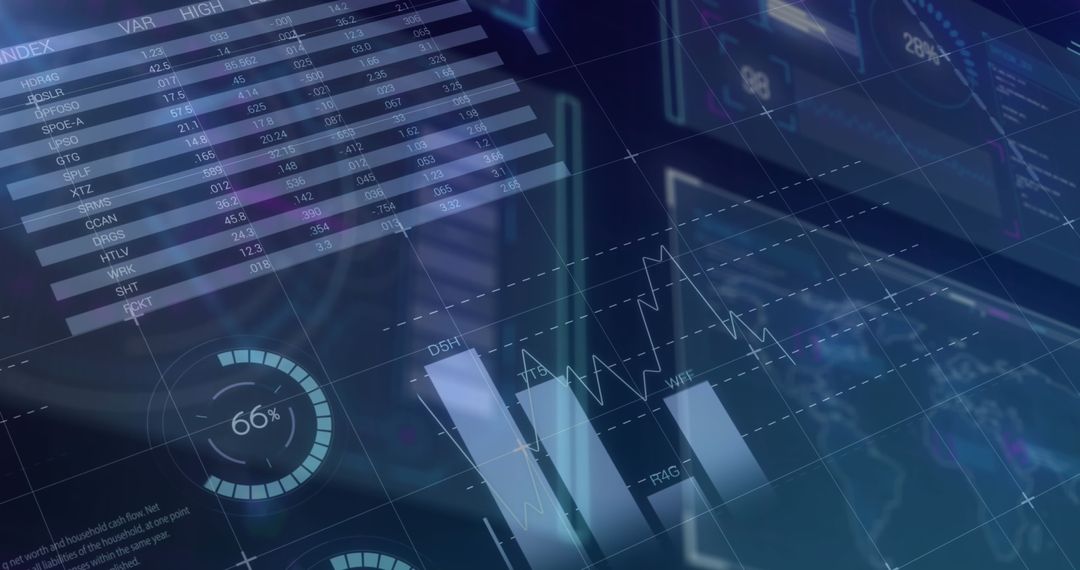 Digital Data Analysis and Business Technology Interface - Free Images, Stock Photos and Pictures on Pikwizard.com