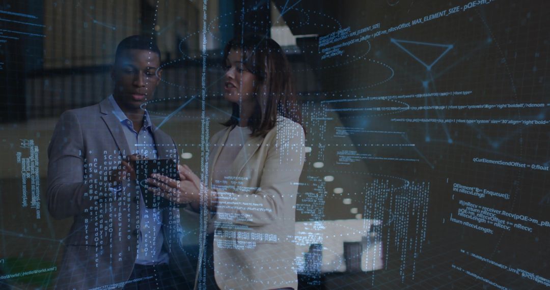 Innovative Collaboration in Modern Technological Office