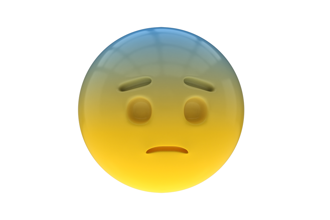 3D Sad Emoji Icon on Transparent Background - Download Free Stock Images Pikwizard.com