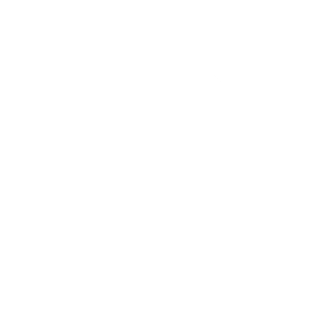 Star shaped pattern in symmetric design on transparent background