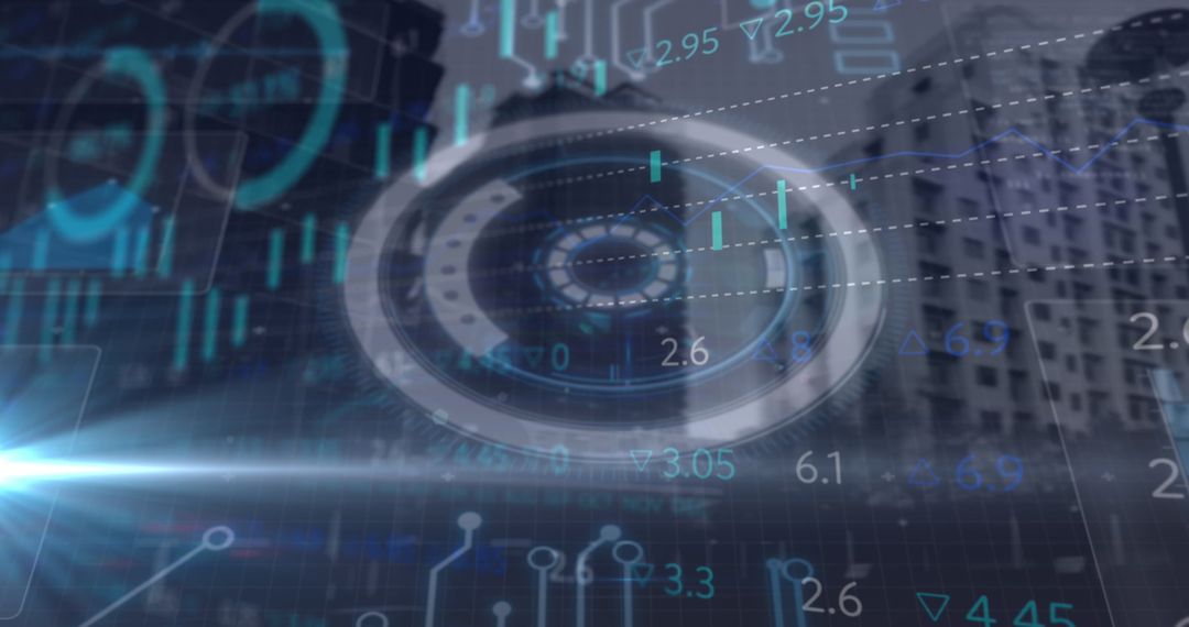 Dynamic Overlay of Digital Currency and Urban Landscape