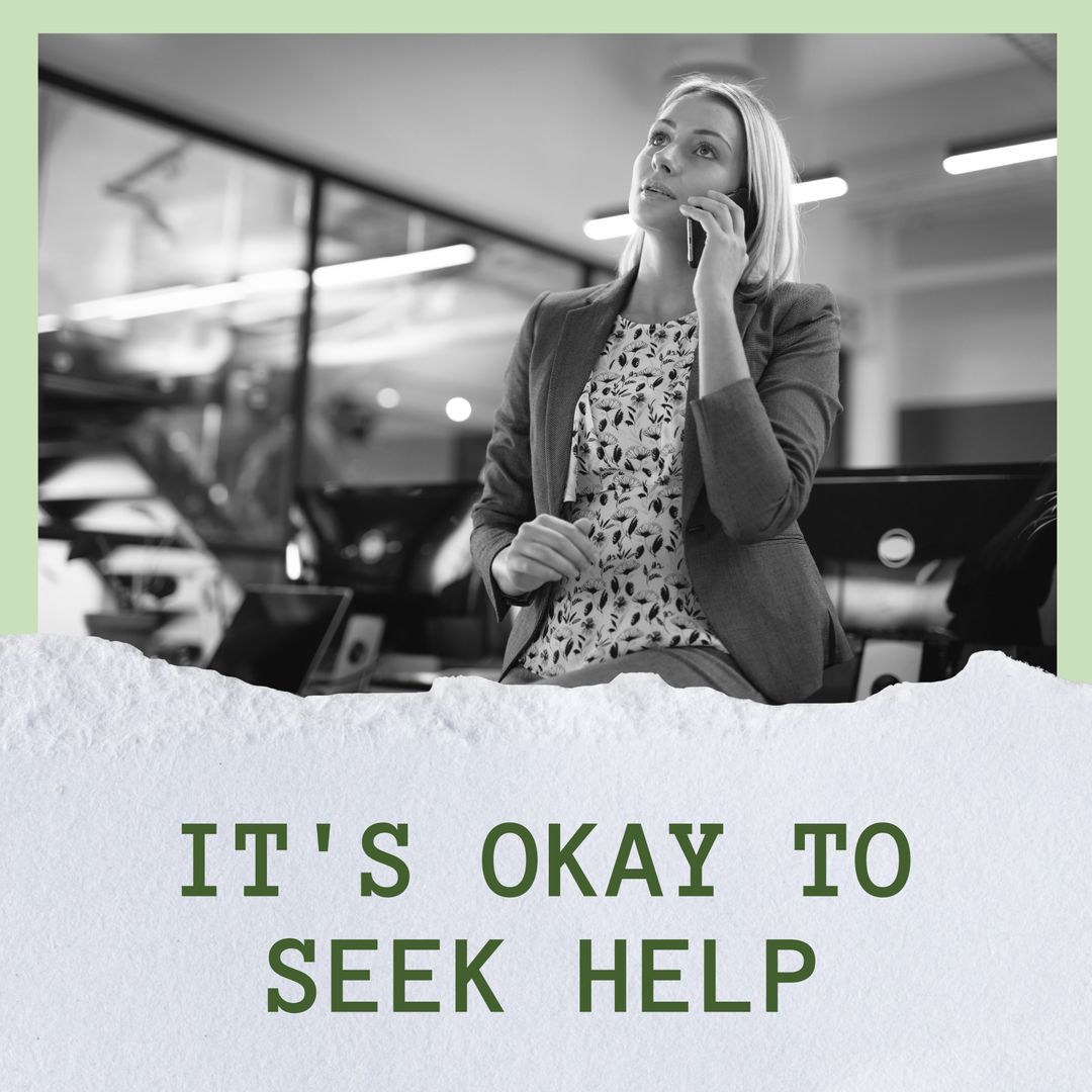 Professional Woman Seeking Help While Working on Smartphone