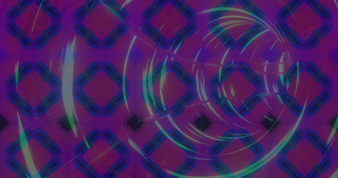Abstract Digital Tunnel with Dynamic Moving Shapes