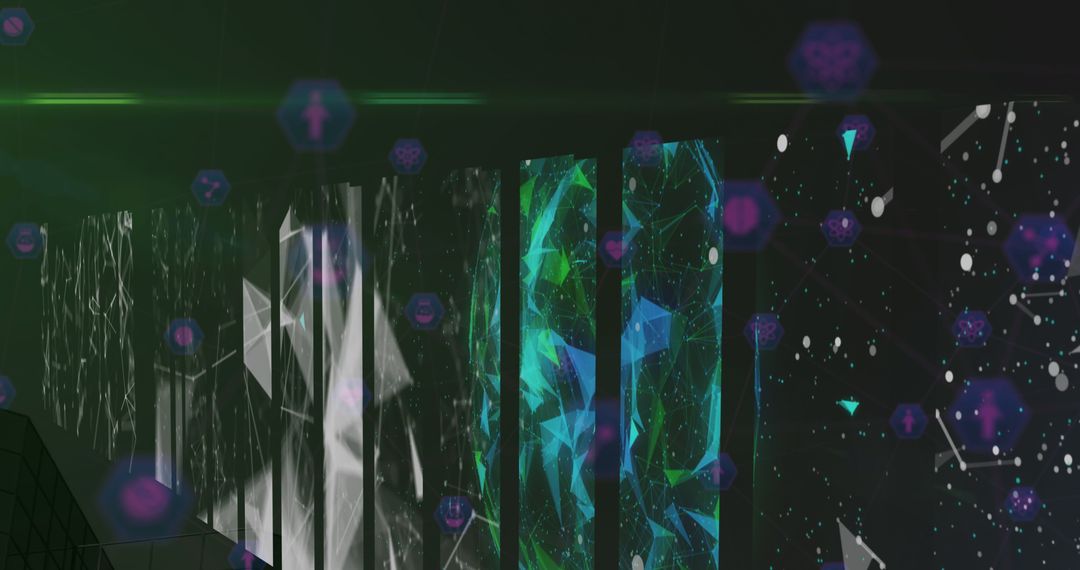 Futuristic Medical Interface with Holographic Elements