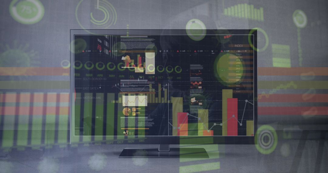 Data Visualization and Analysis on Digital Screen