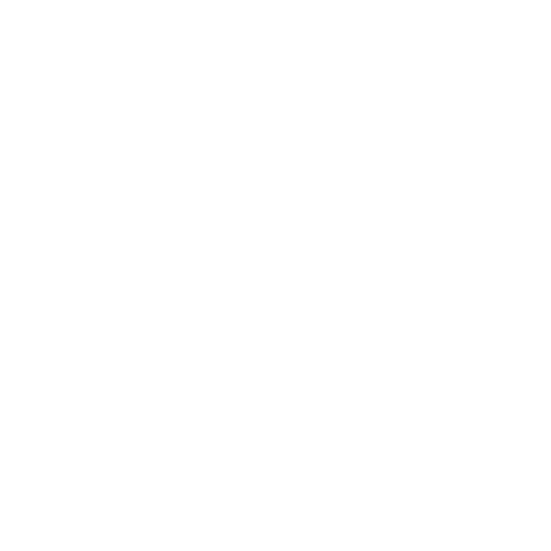Stylish White Ribbon Design on Transparent Background