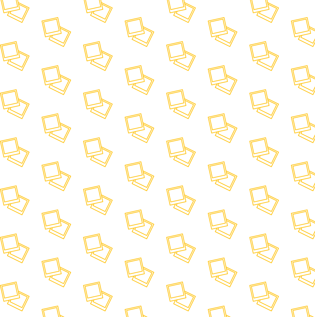 Seamless Yellow Pattern with Transparent Background for Decor