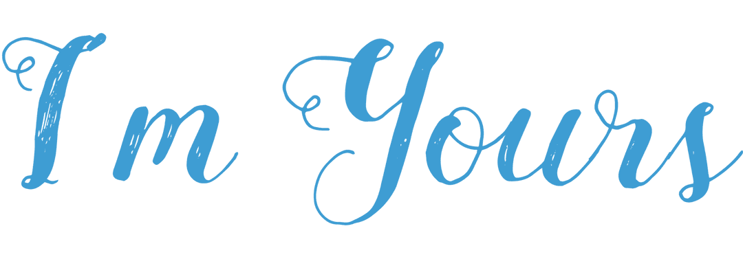 I'm Yours Transparent Text Design PNG for Valentine and Romantic Themes