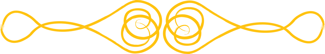 Elegant Golden Decorative Design Element on Transparent Background