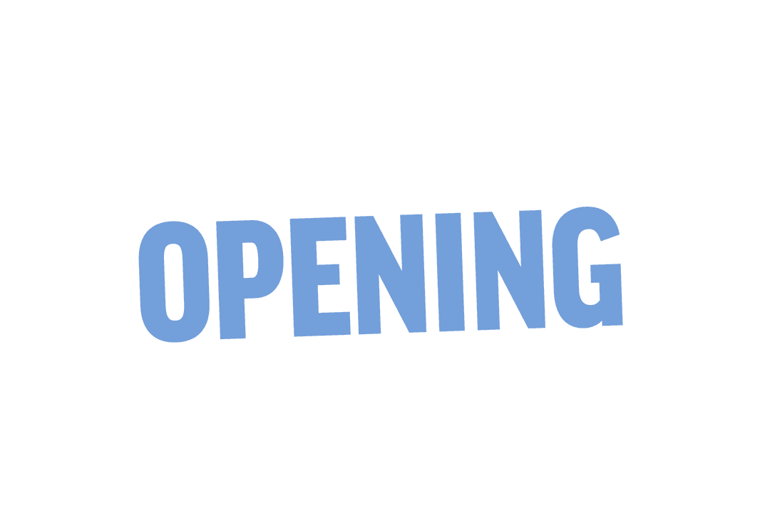 Digital Opening Text on Transparent Background