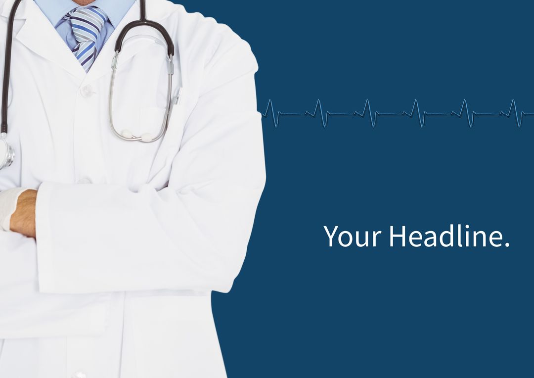 Confident Doctor Ready to Assist with Healthcare Services