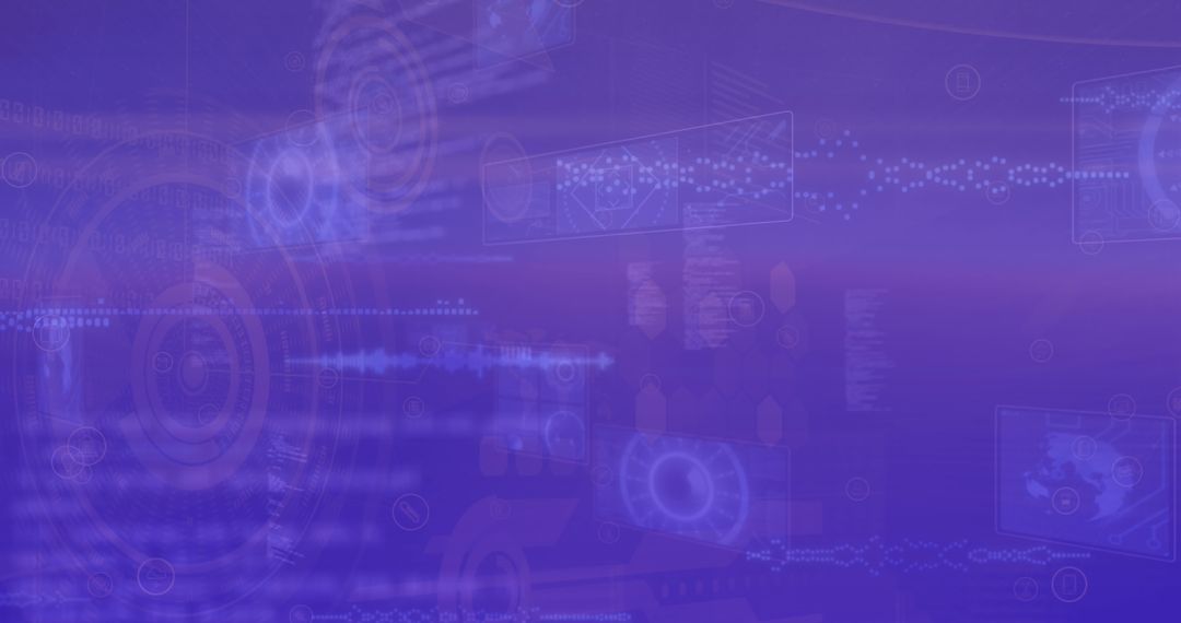 Digital Futuristic Tech Background with Abstract Elements