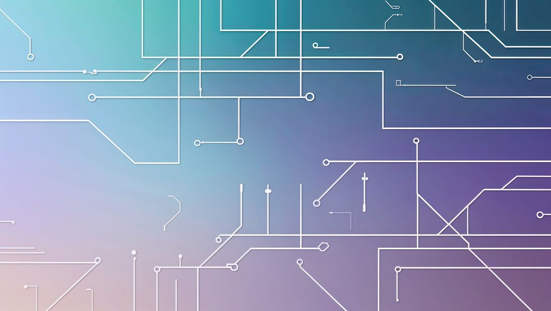 Abstract Network Design on Gradient Background