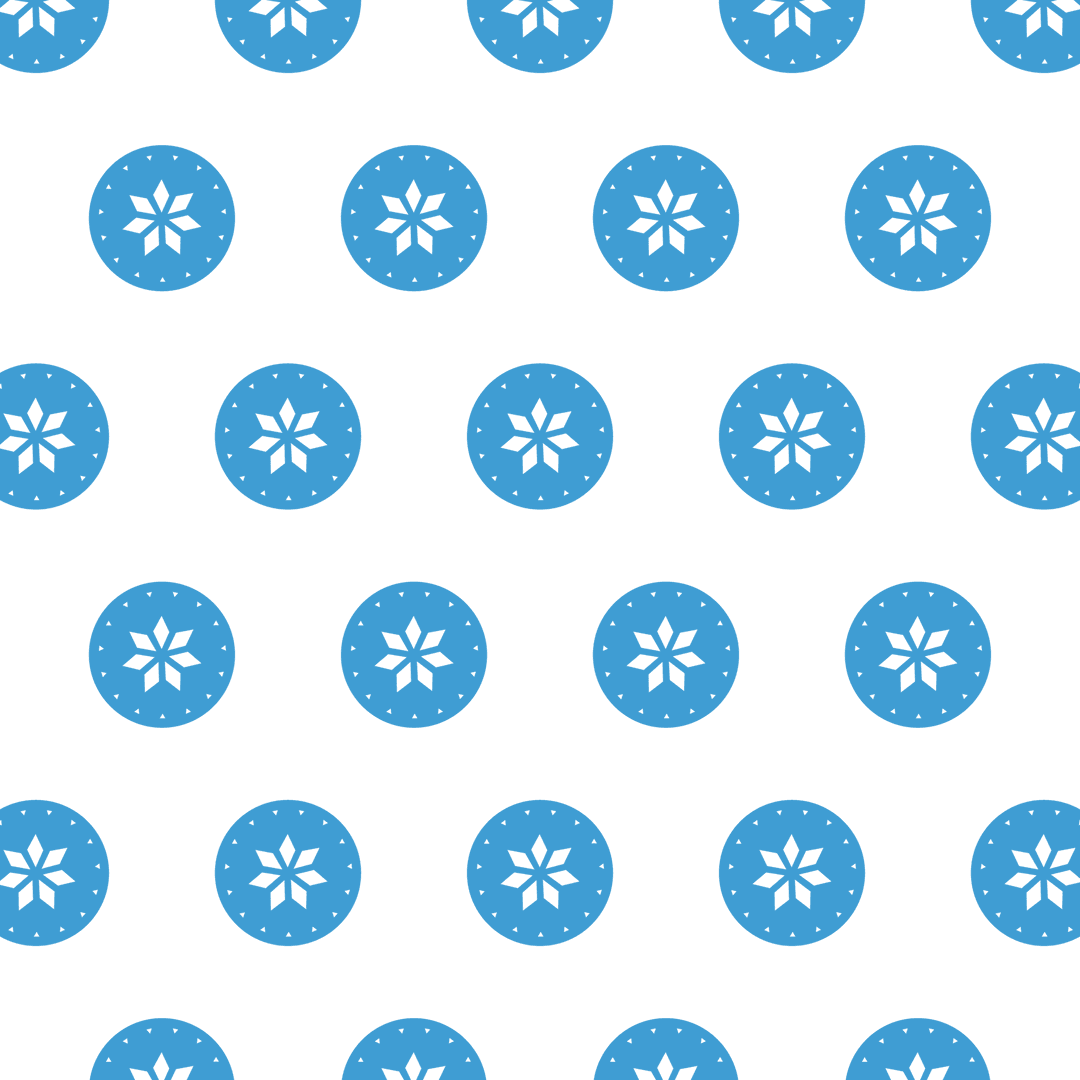 Abstract Blue Dotted Pattern on Transparent PNG Background