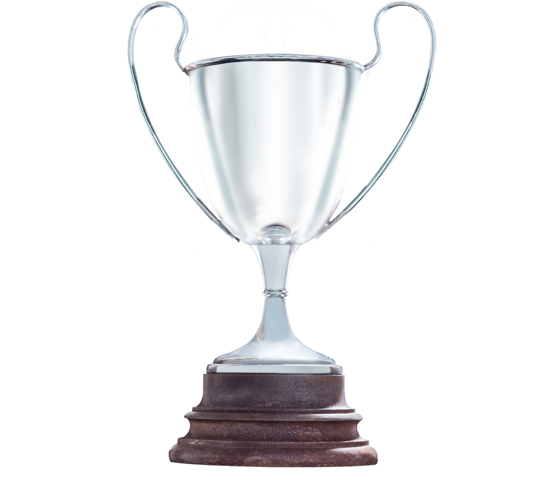 Elegant Transparent Silver Trophy Tour with Wooden Base - Download Free Stock Images Pikwizard.com