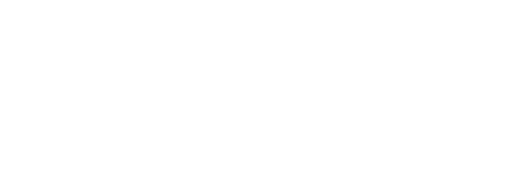 I Love You Text in Elegant White Script on Transparent Background