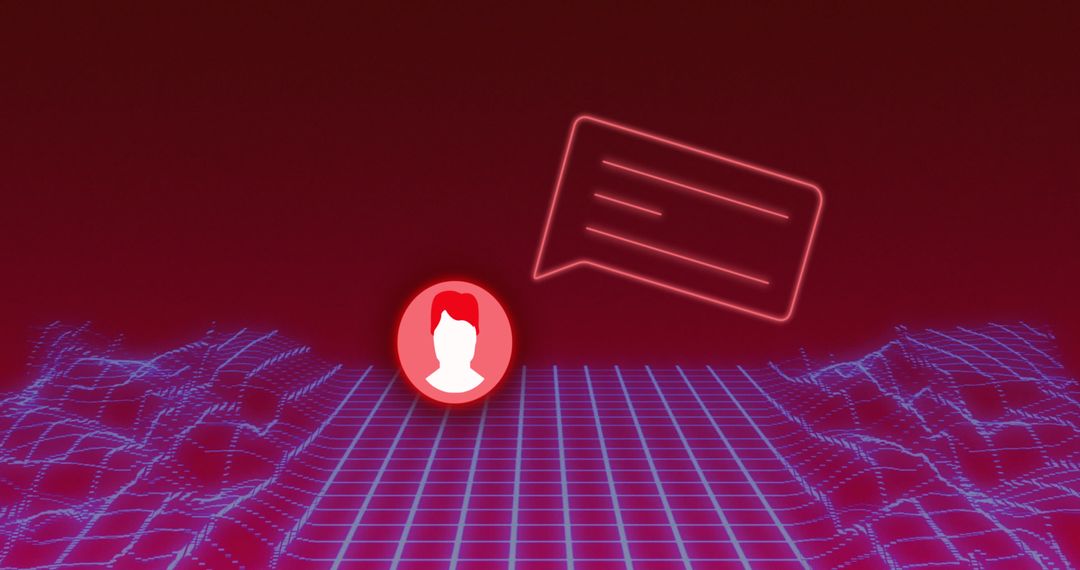 Digital Communication Interface with Atmospheric Design