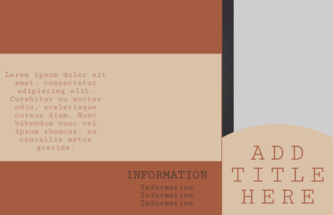 Minimalist Earth Toned Business Template Design