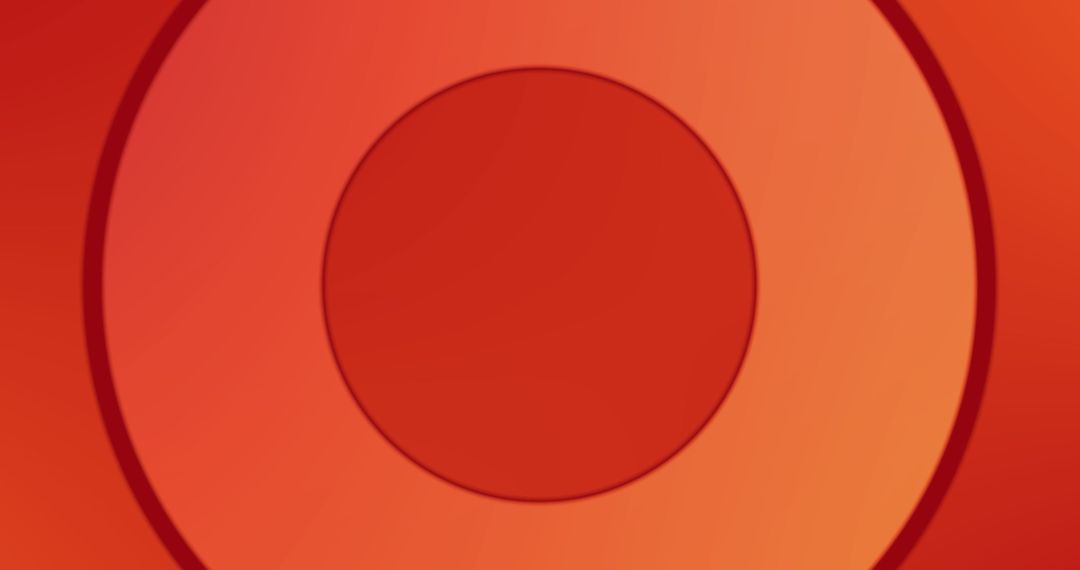 Dynamic Red Circles in Seamless Hypnotic Loop