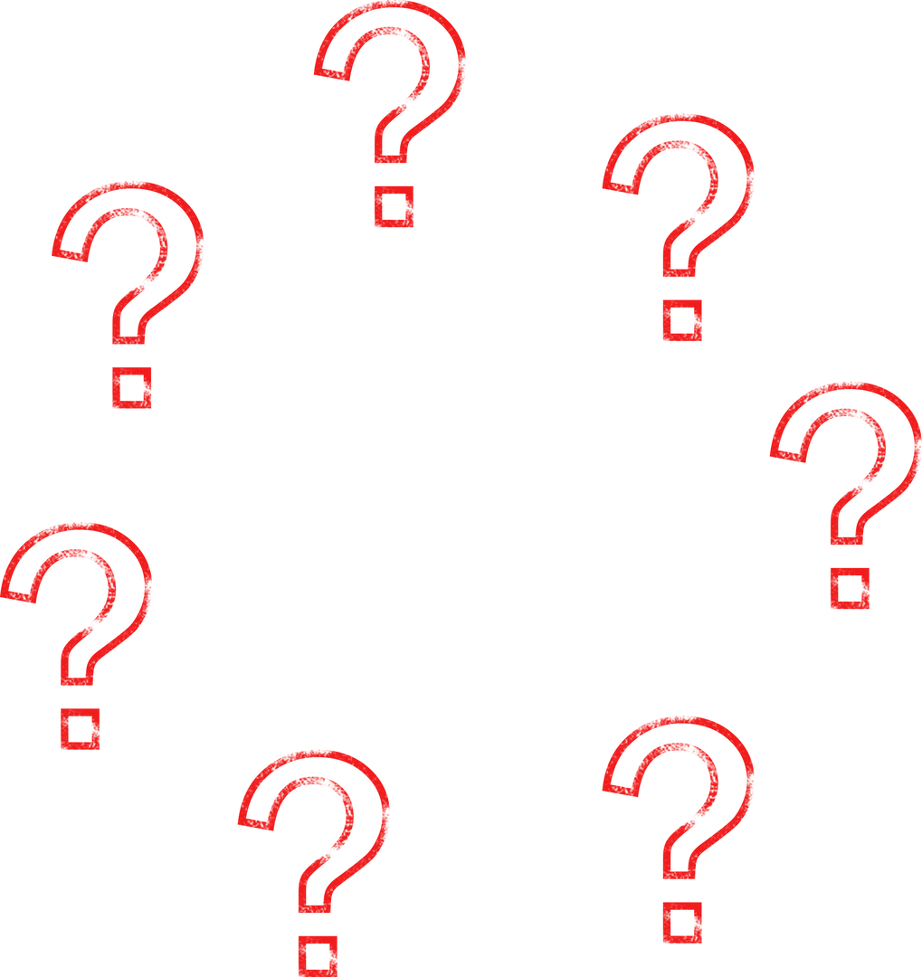 Red Transparent Question Marks in Circle Pattern, Vector Illustration - Download Free Stock Images Pikwizard.com