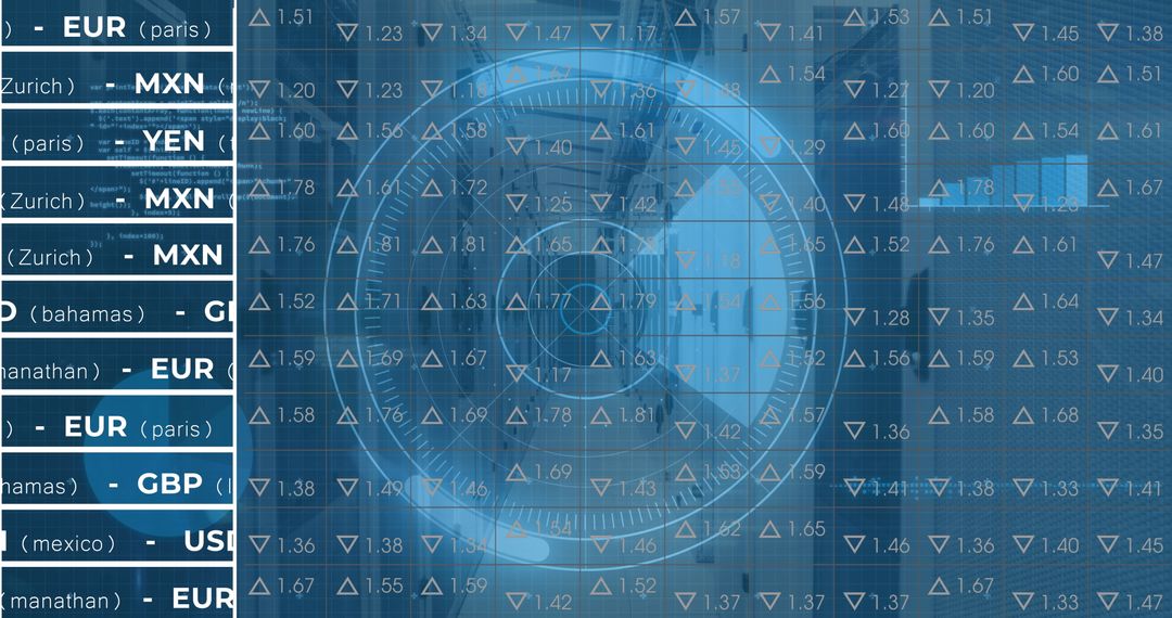 Digital Data Interface with Global Currency Information