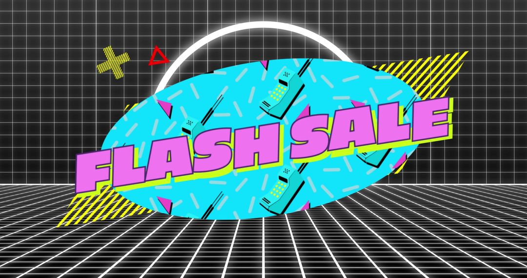 Vibrant Flash Sale Digital Interface Design