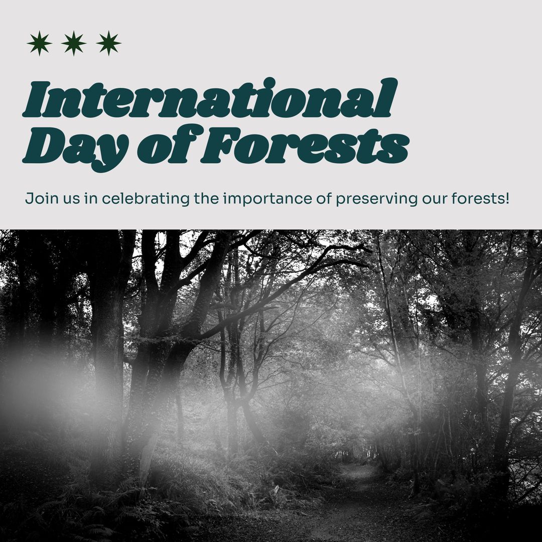 Mystical Forest Celebrating International Day of Forests