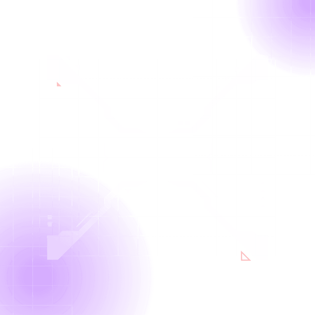 Futuristic Transparent Interface Overlay with Purple Circles