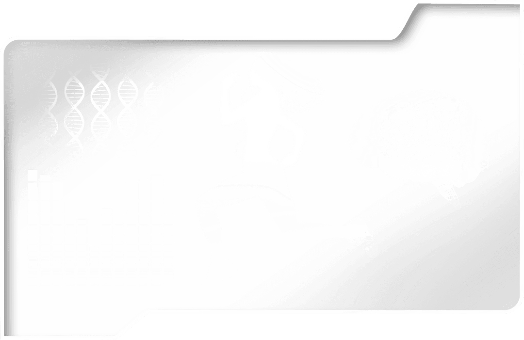 Transparent Digital Interface with Vital Signs Illustration