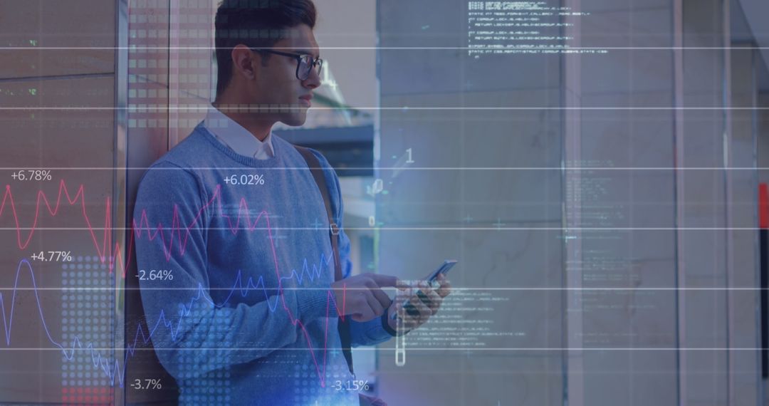 Analyzing Digital Graphs on Smartphone in Modern Office
