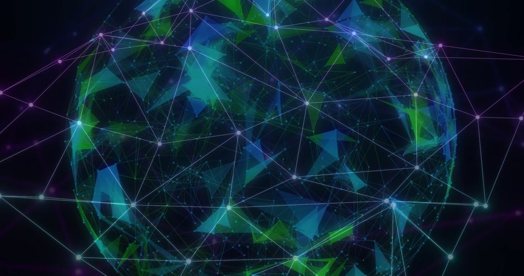 Abstract Digital Network Grid Concepts for Global Connectivity