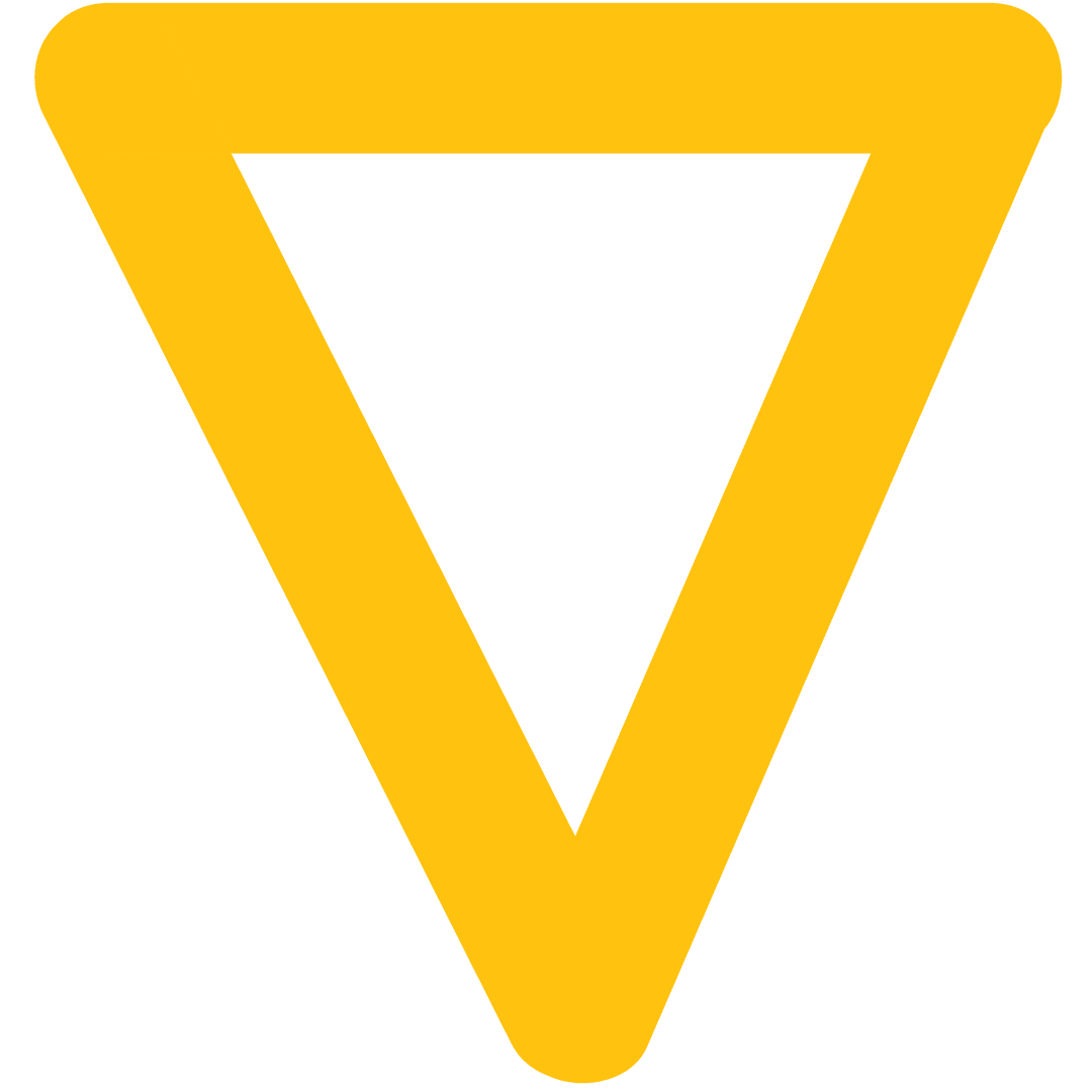 Yellow Triangle on Transparent Background for Design Projects - Download Free Stock Images Pikwizard.com