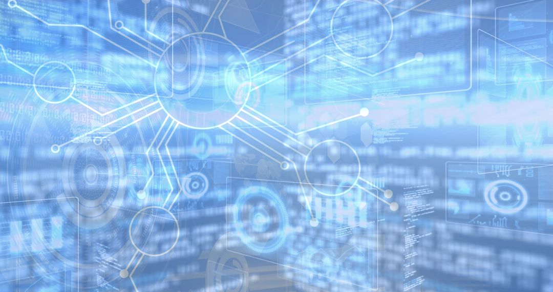 Futuristic Digital Data Analysis Concept