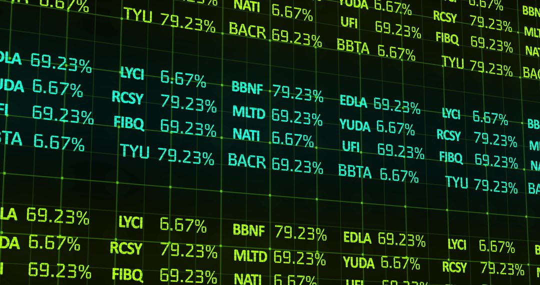 Dynamic Stock Market Data Flow on Digital Grid