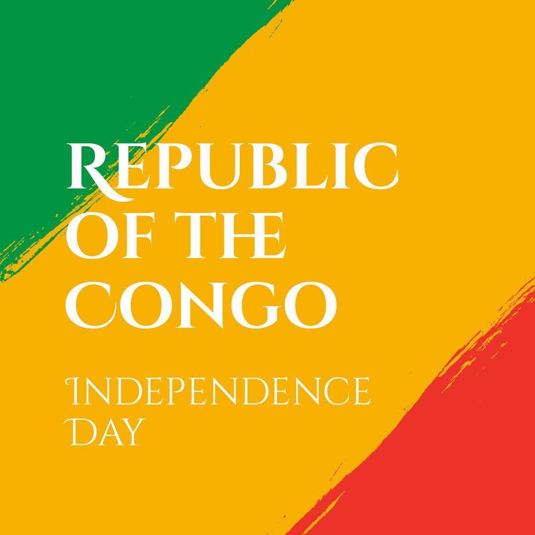 Republic of the Congo Independence Day Graphic Design