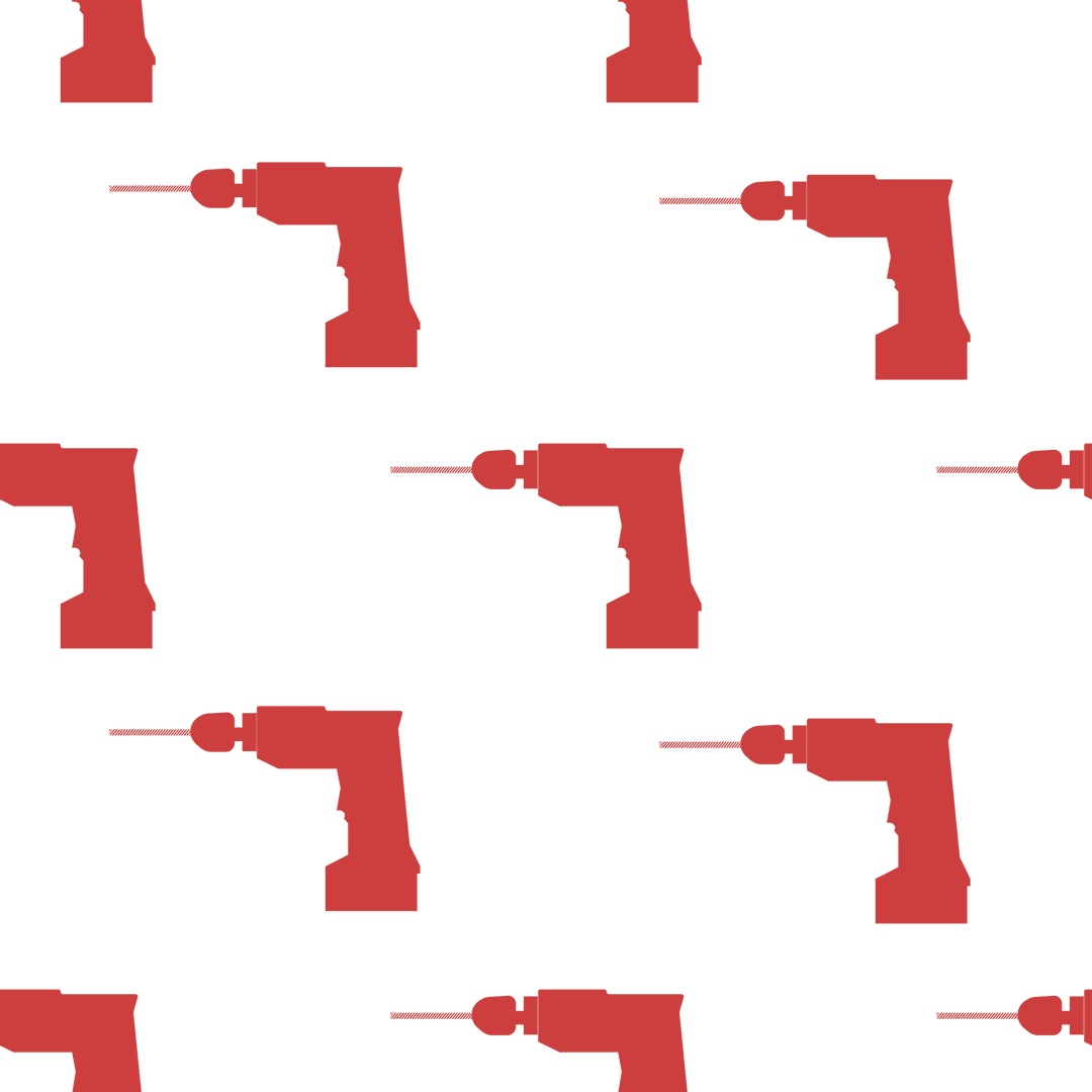 Electric Screwdriver Pattern on Transparent Background