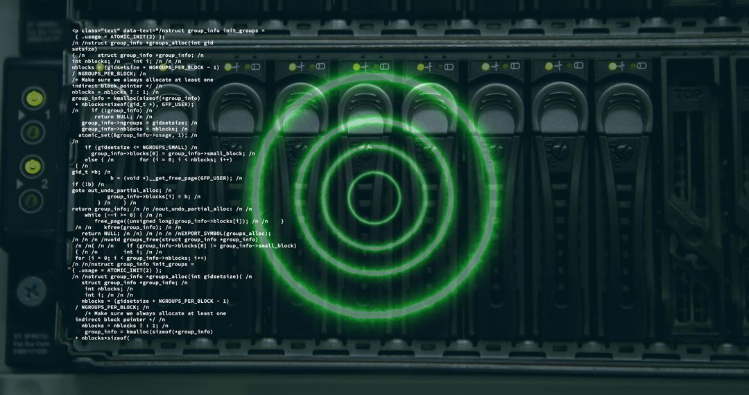 Digital Data Processing with Futuristic Server Interface