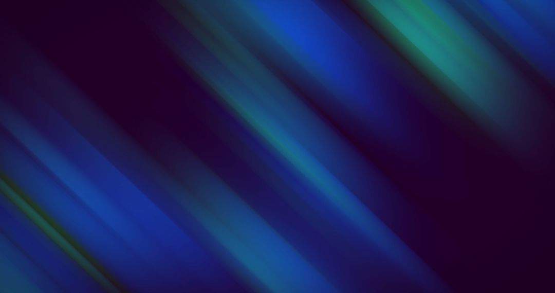 Abstract Moving Light Trails in Blue and Green Background