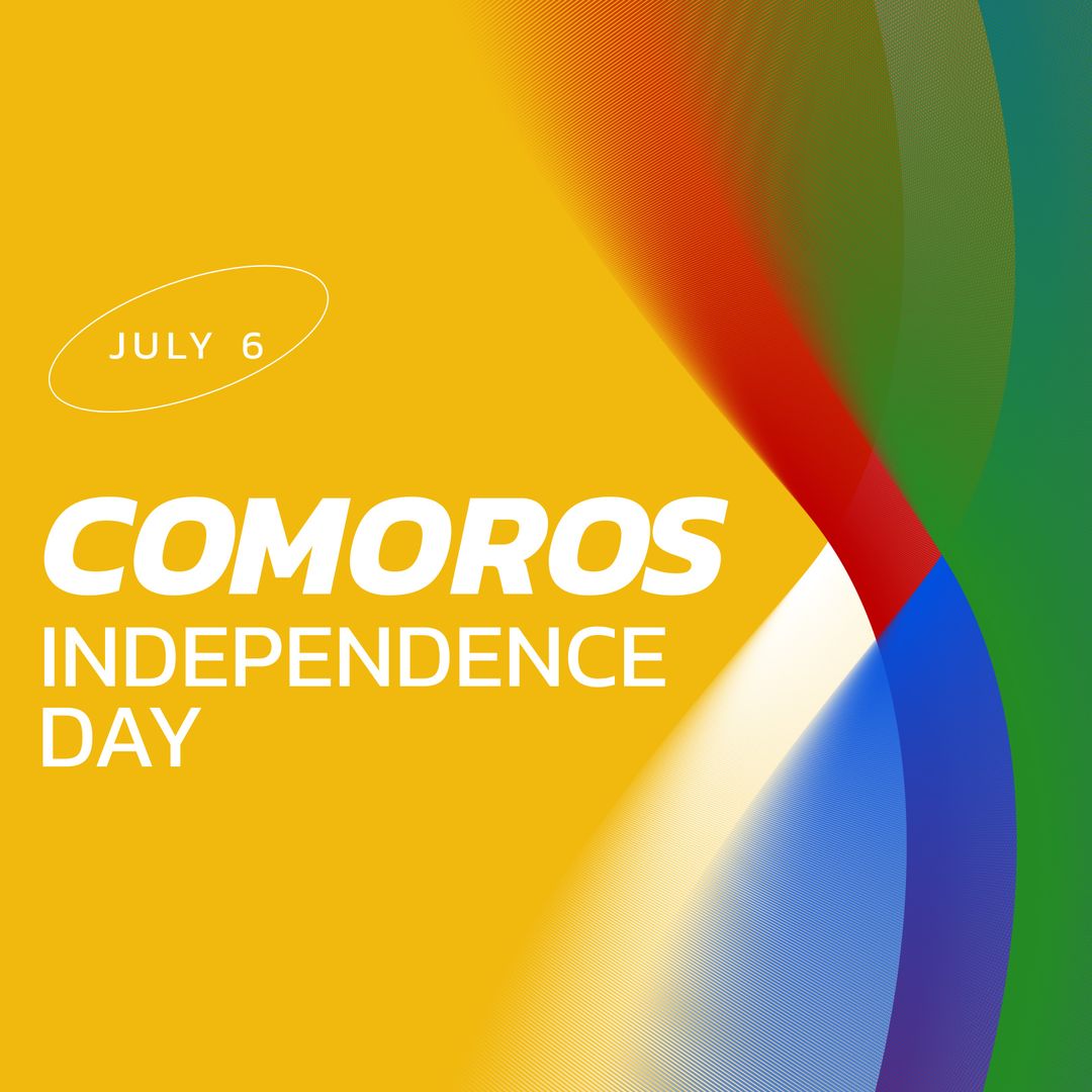 Comoros Independence Day Celebration Banner