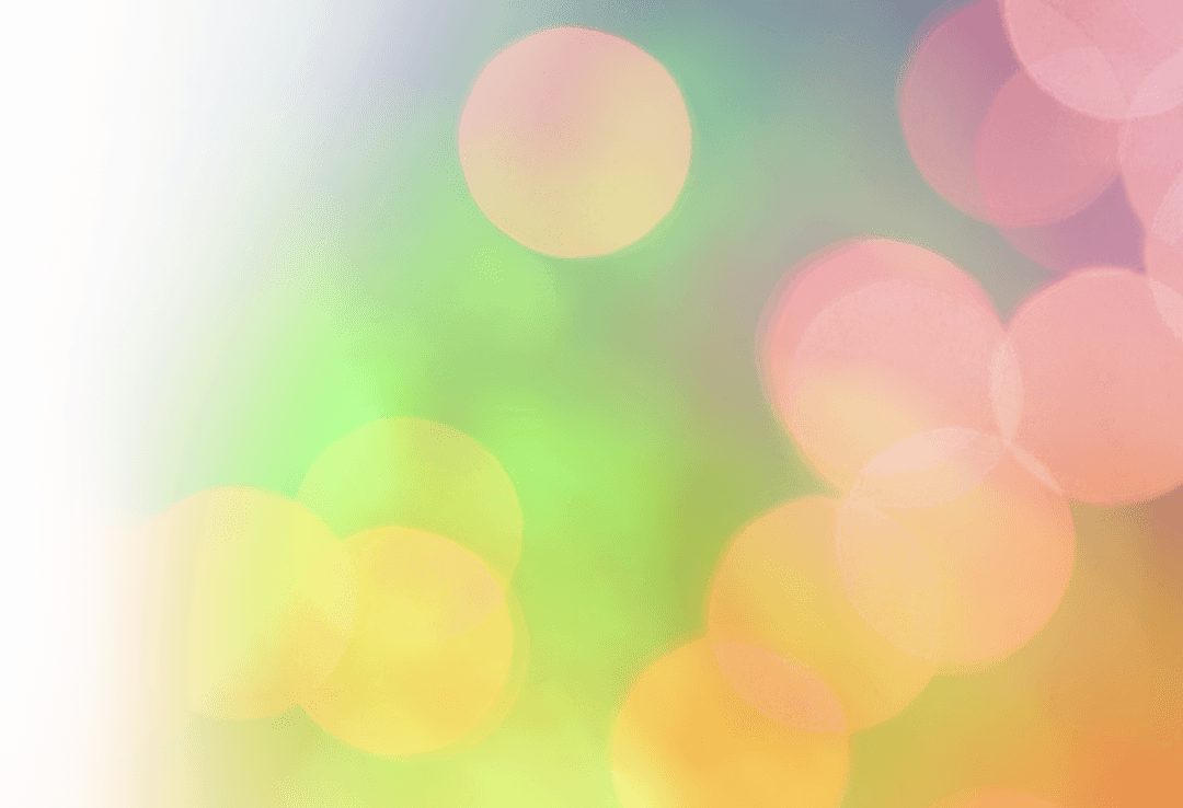 Transparent Digital Illustration of Colorful Light Spots