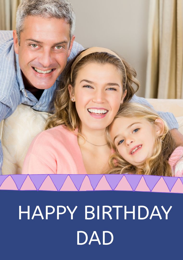 Family Celebrating Dad's Birthday Together with Joyful Smiles - Download Free Stock Templates Pikwizard.com