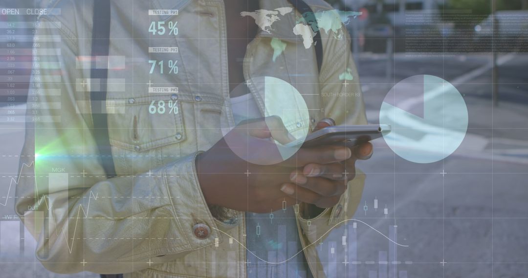 Digital Technology with Financial Data Overlay