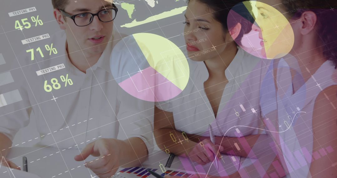 Diverse Business Group Interpreting Data in Team Meeting