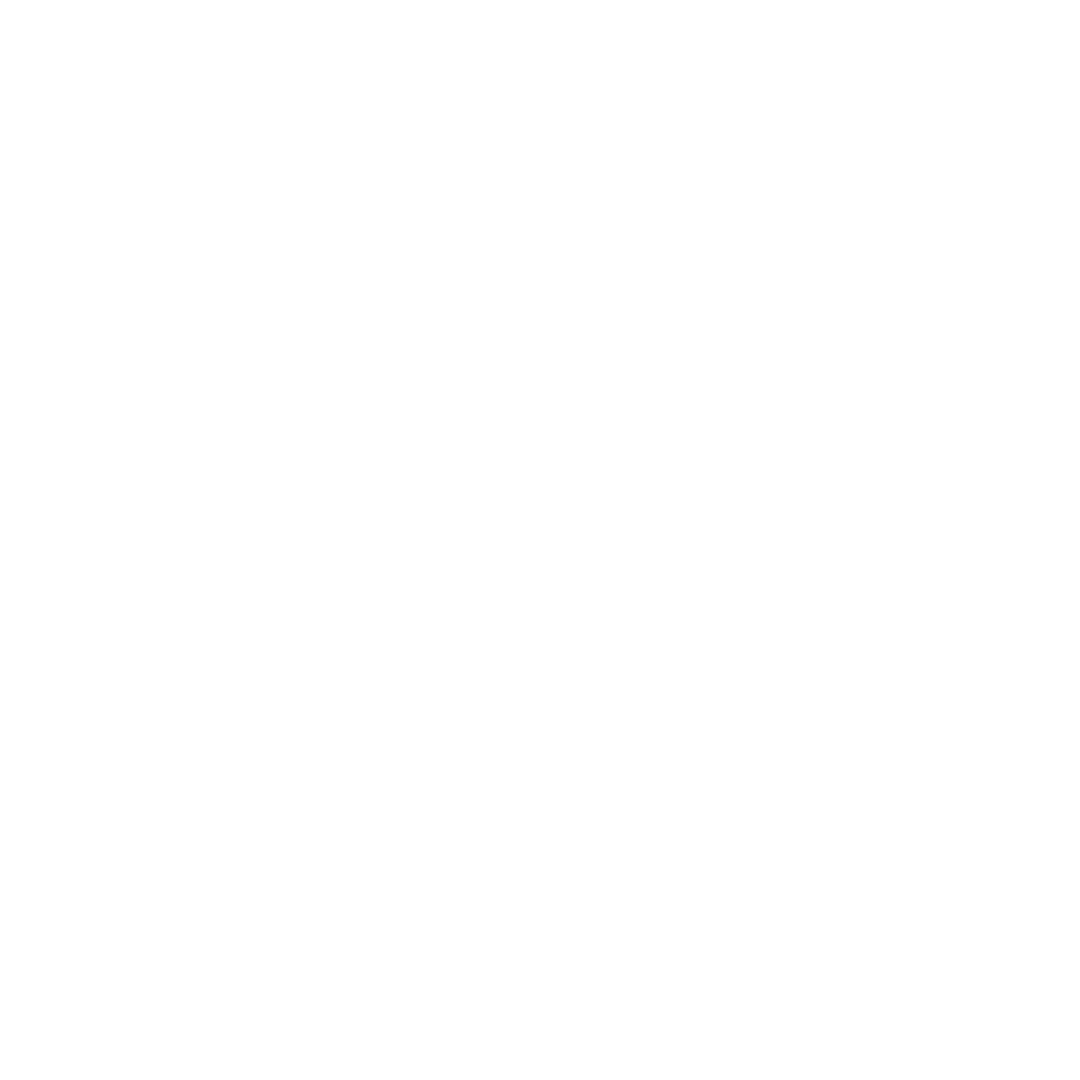 White Line Illustration of Oxygen Cylinder on Transparent Background