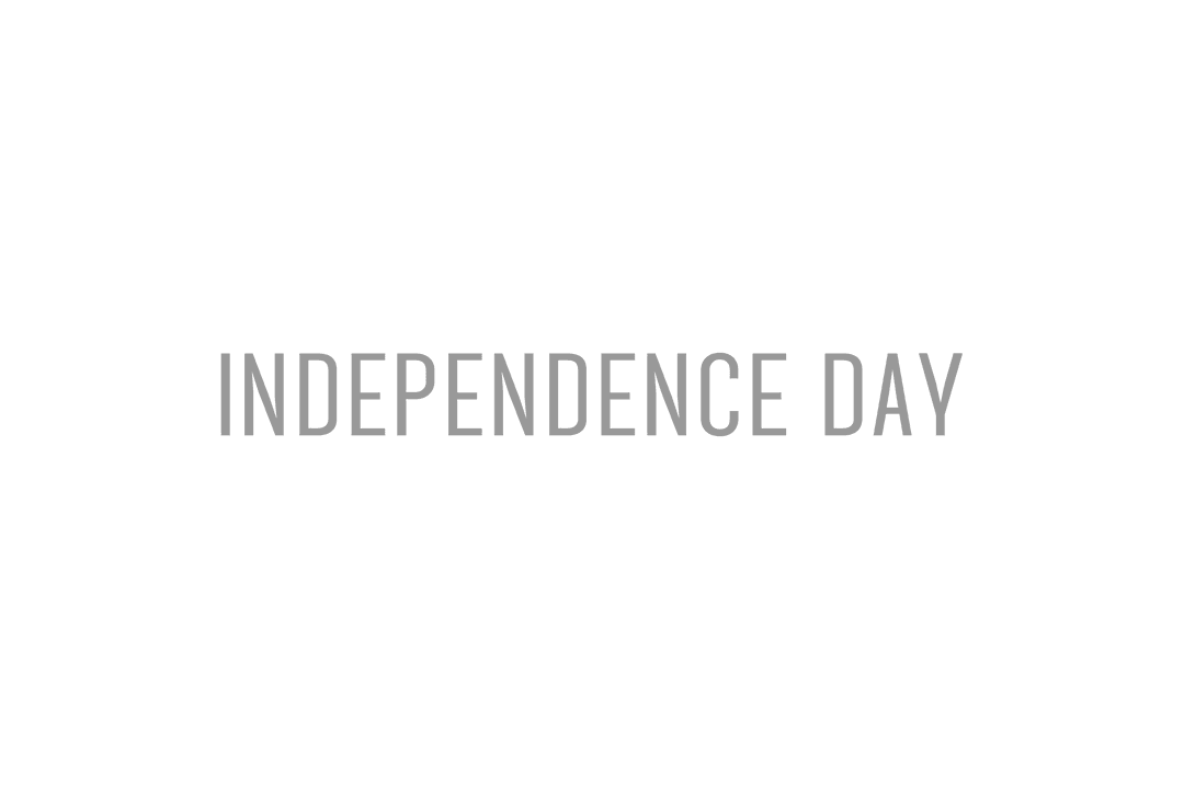 Transparent Independence Day Vector Text Art
