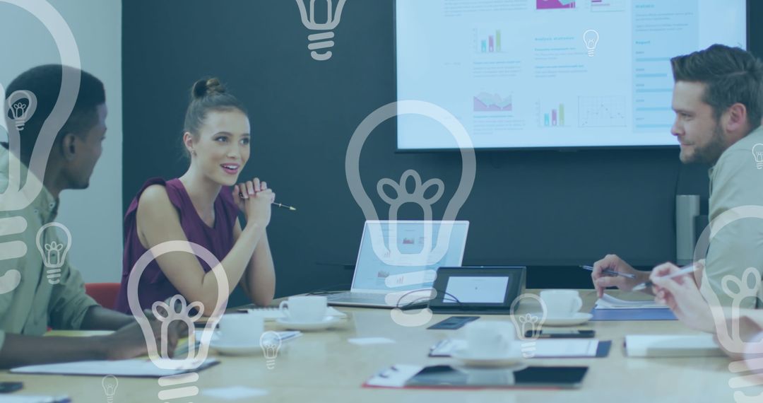 Creative Team Collaborating on Innovative Business Solutions