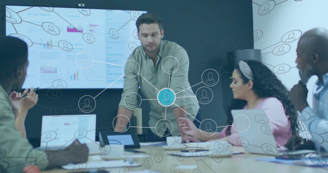 Global Networking Concept with Diverse Business Team