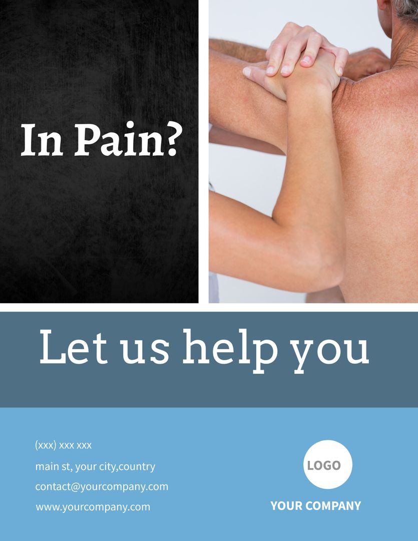 Supportive Hands Offering Relief from Pain in Physiotherapy Concept